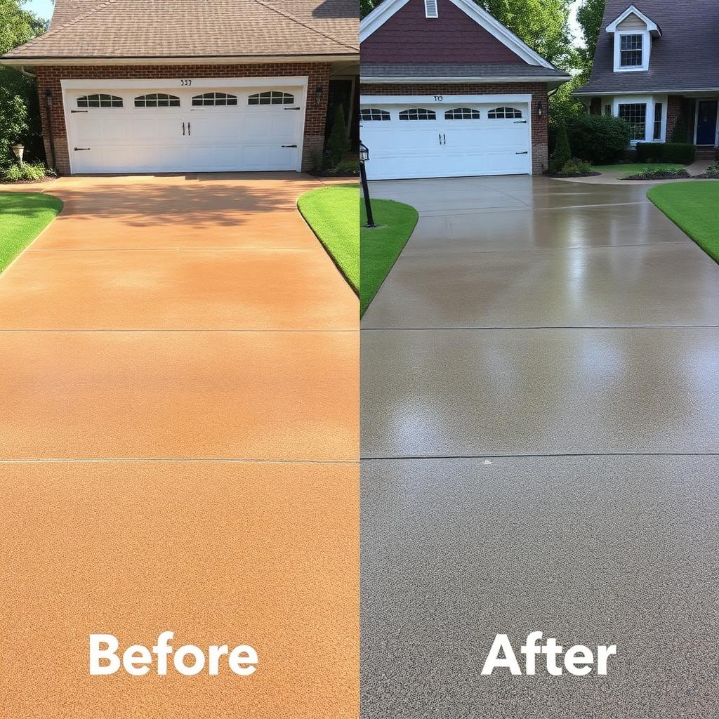 Driveway Pressure Wash